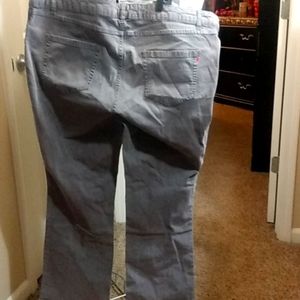 Dark gray jeans plus women